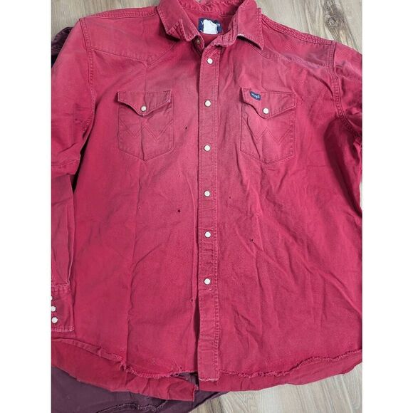 Pair of Wranglers Work Shirts - Picture 2 of 12